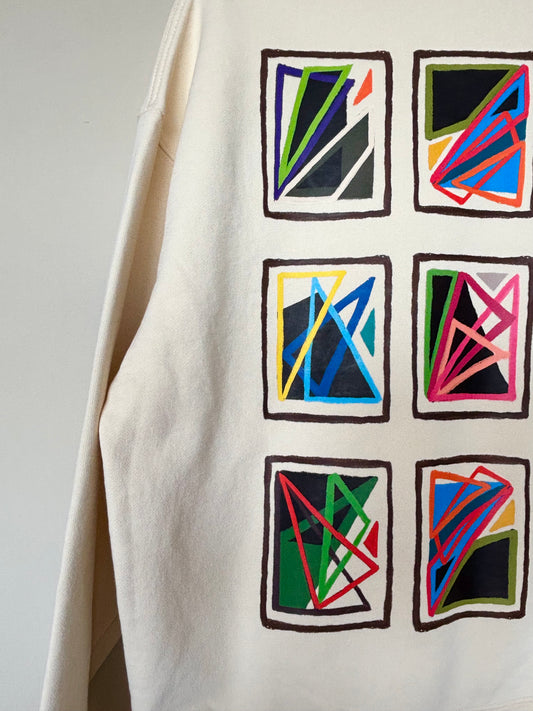 The one-of-a-kind sweatshirt with hand-drawn design Size M