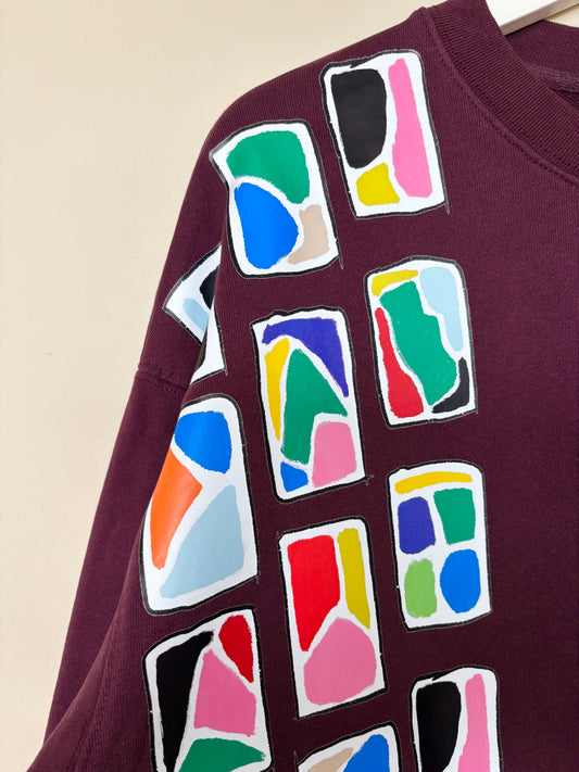 The one-of-a-kind sweatshirt with hand-drawn design Size M