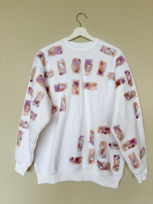 The one-of-a-kind sweatshirt with hand-drawn design Size M